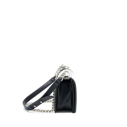 Chanel Medium Boy Bag Limited Lambskin Black/White