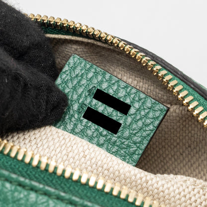 Gucci disco soho camera bag calfskin green L