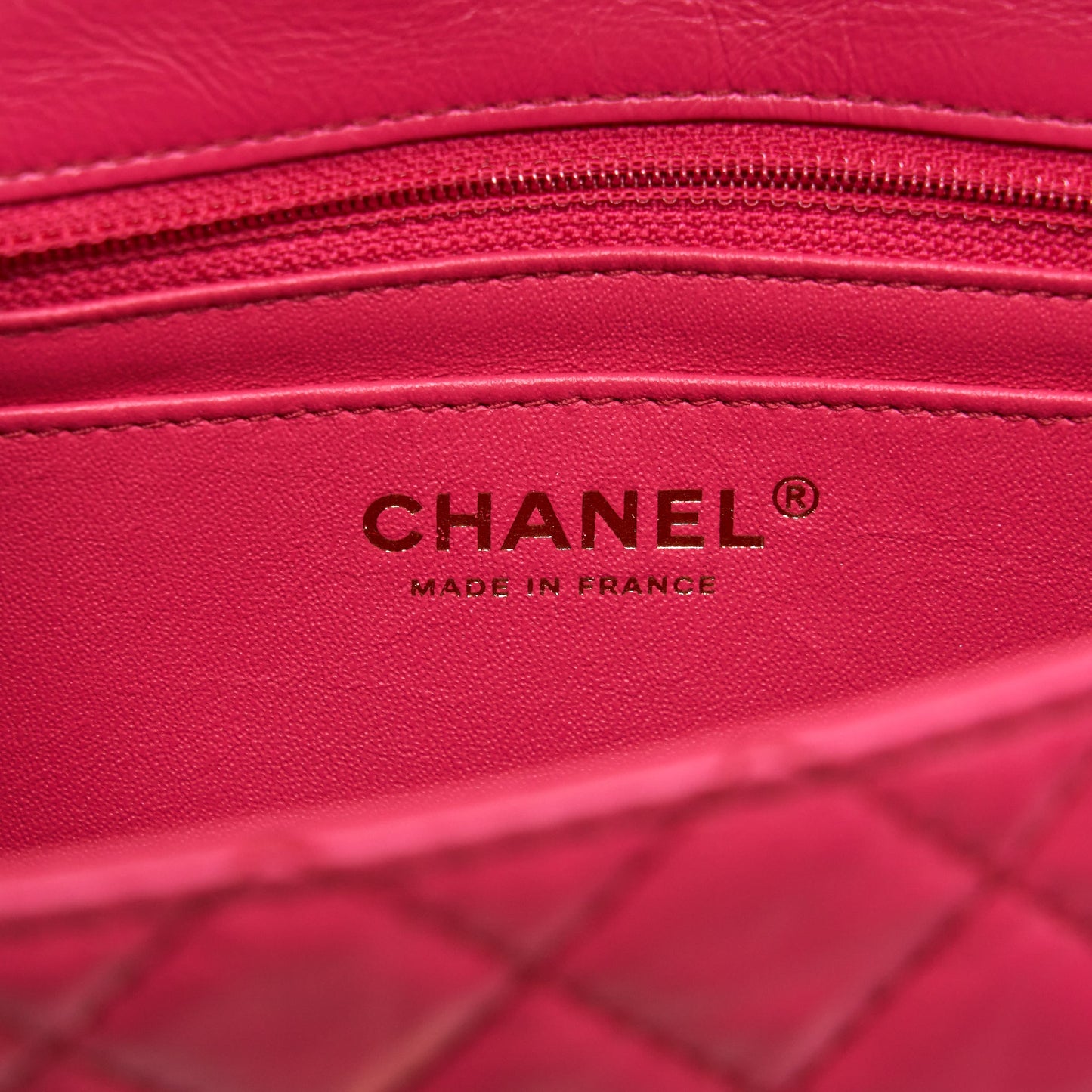 Chanel Mini 2.55 Reissue Flap Bag Aged Calfskin Hot Pink