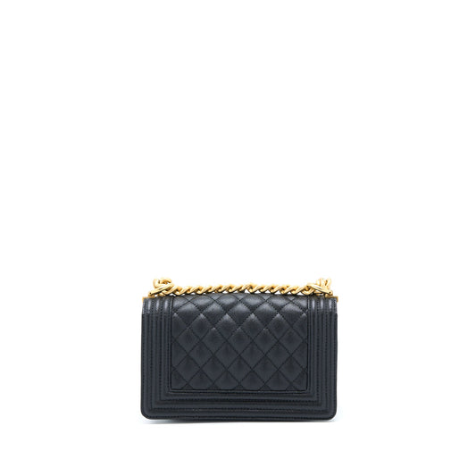 Chanel Small Boy Bag Caviar Black