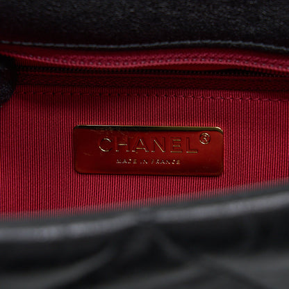 Chanel Medium 19 Bag Goatskin Black Multicolour Hardware