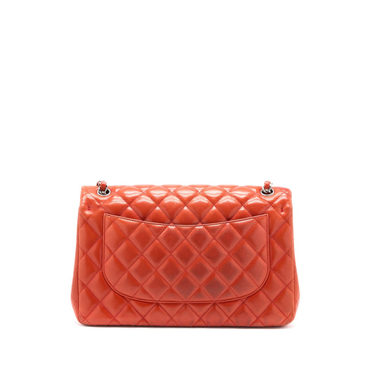 Chanel Jumbo Classic Double Flap Bag Lambskin Coral
