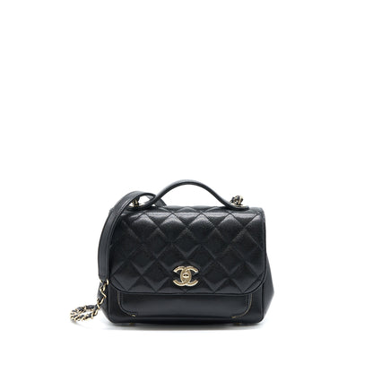 Chanel Medium Business Affinity Caviar Black L(Microchip)