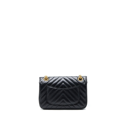 Chanel 2.55 Reissue Mini Chevron Flap Bag Aged Calfskin  Black