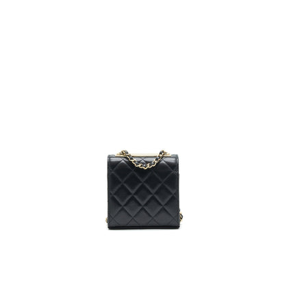 CHANEL MINI TRENDY CC CHAIN WALLET BLACK L