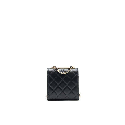 CHANEL MINI TRENDY CC CHAIN WALLET BLACK L