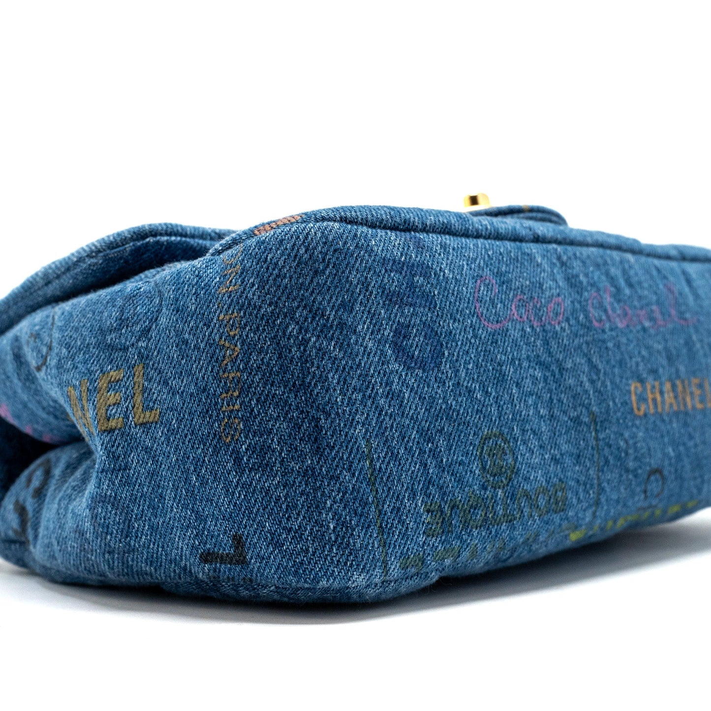 Chanel 22P Flap bag denim blue  (microchip)