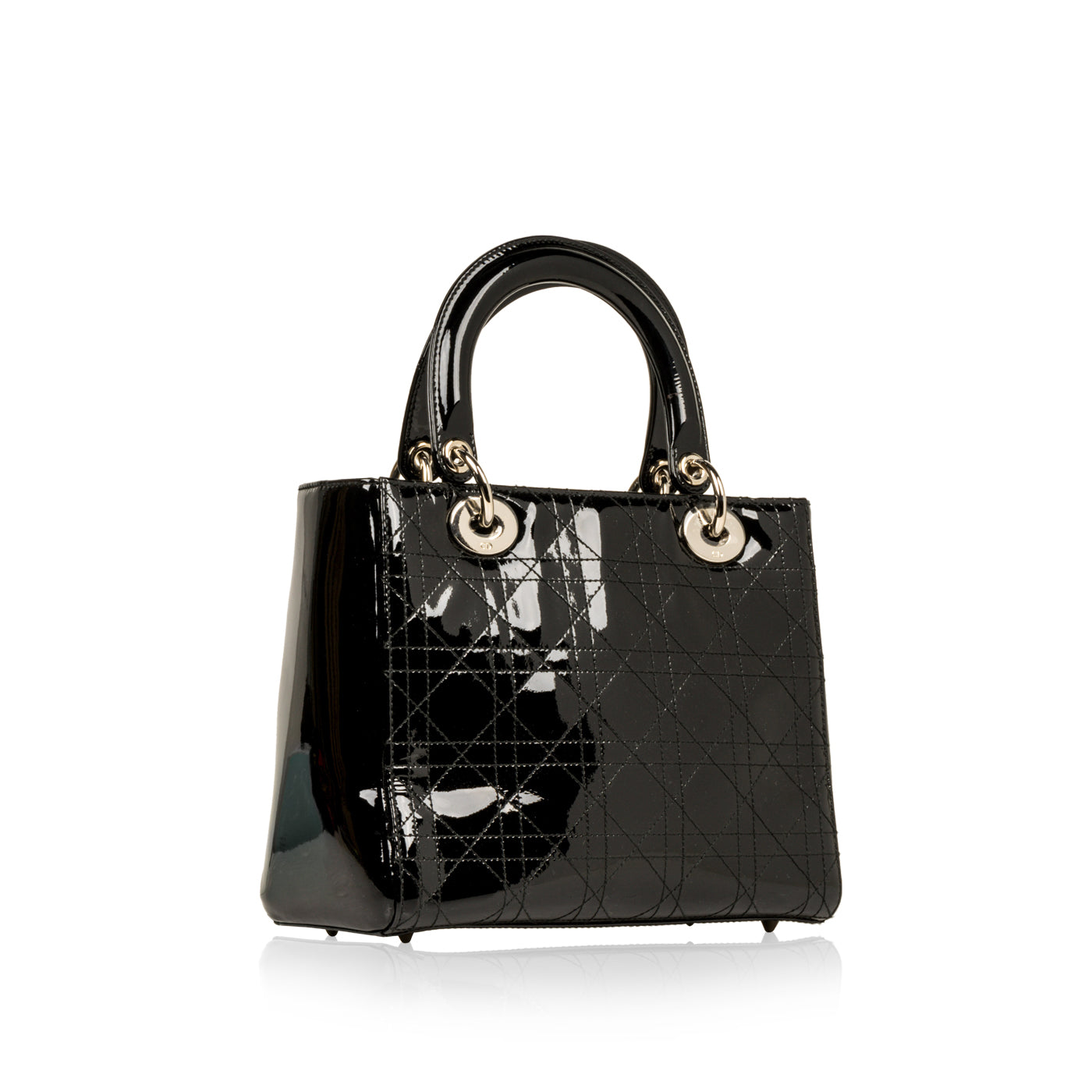 Christian Dior Lady Dior Medium Patent