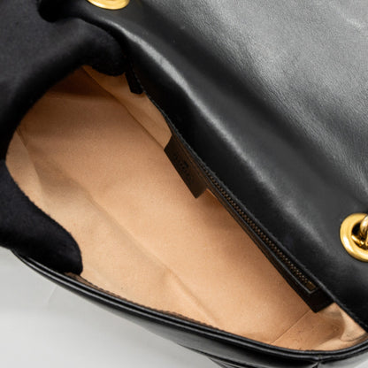 Gucci Small GG Marmont Bag Calfskin Black