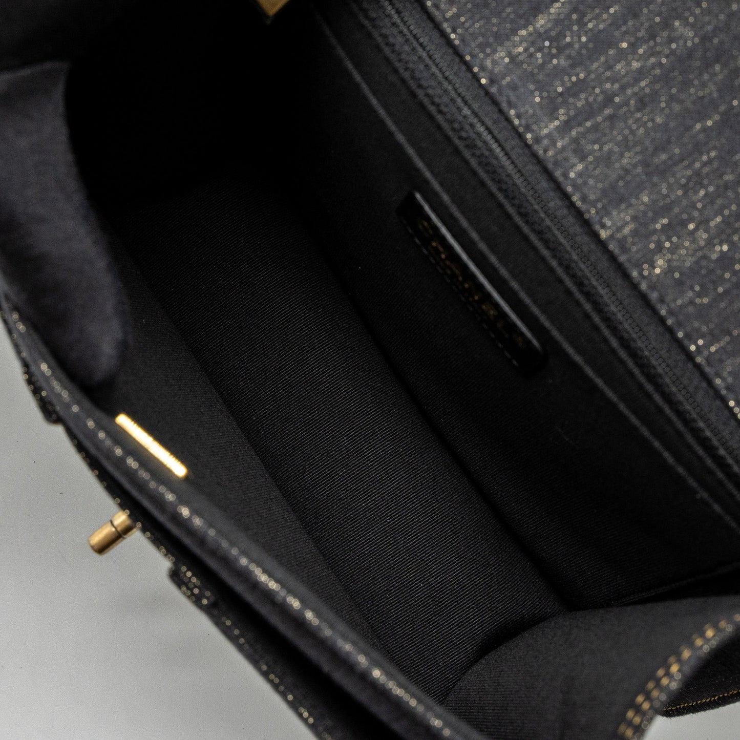 Chanel 23S Flap Backpack Denim Dark Blue Brushed  (Microchip)