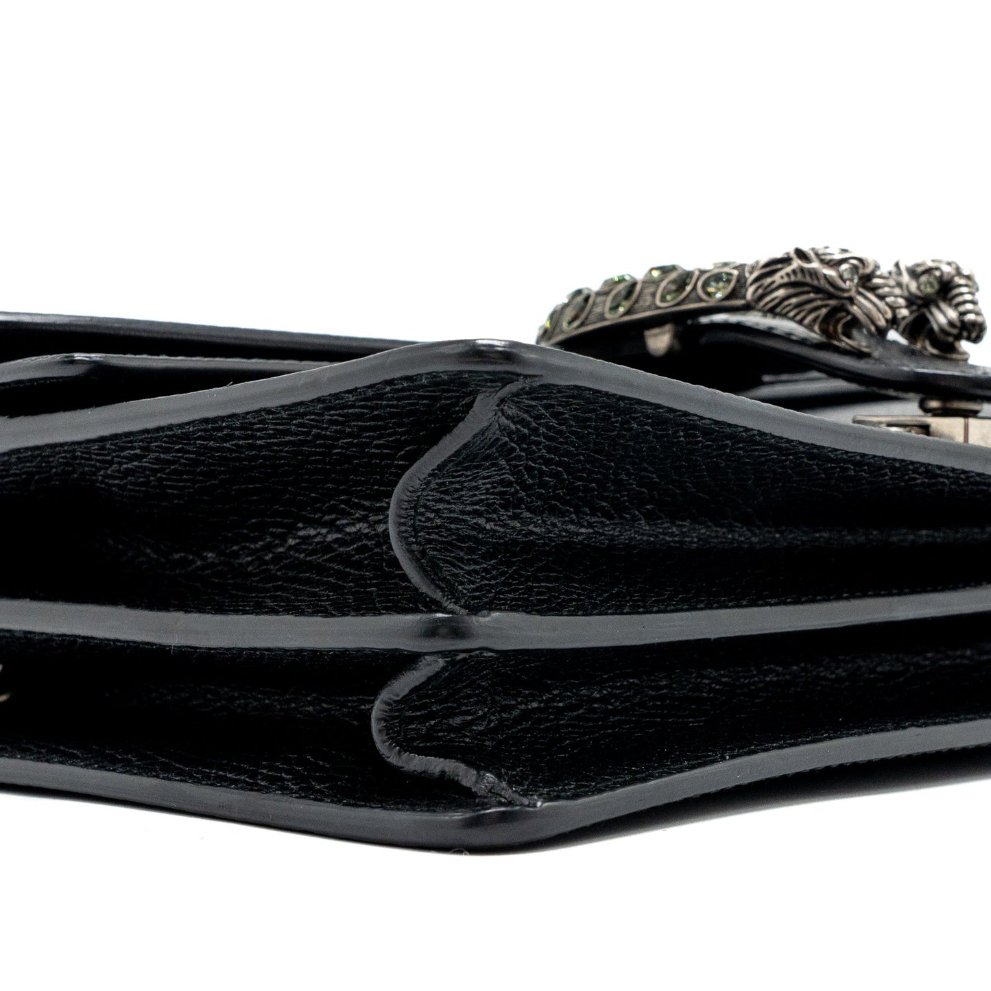 Gucci Dionysus Shoulder Bag Calfskin Black Ruthenium Hardware