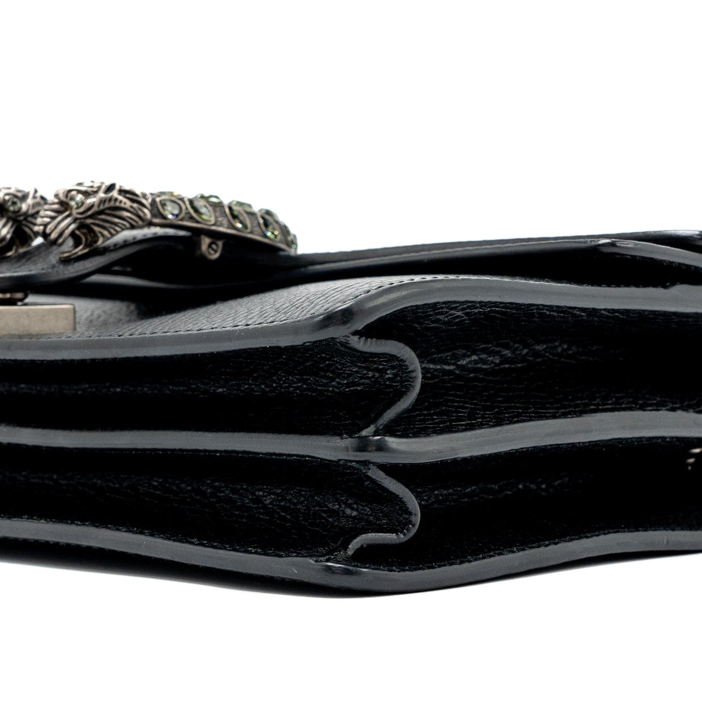 Gucci Dionysus Shoulder Bag Calfskin Black Ruthenium Hardware