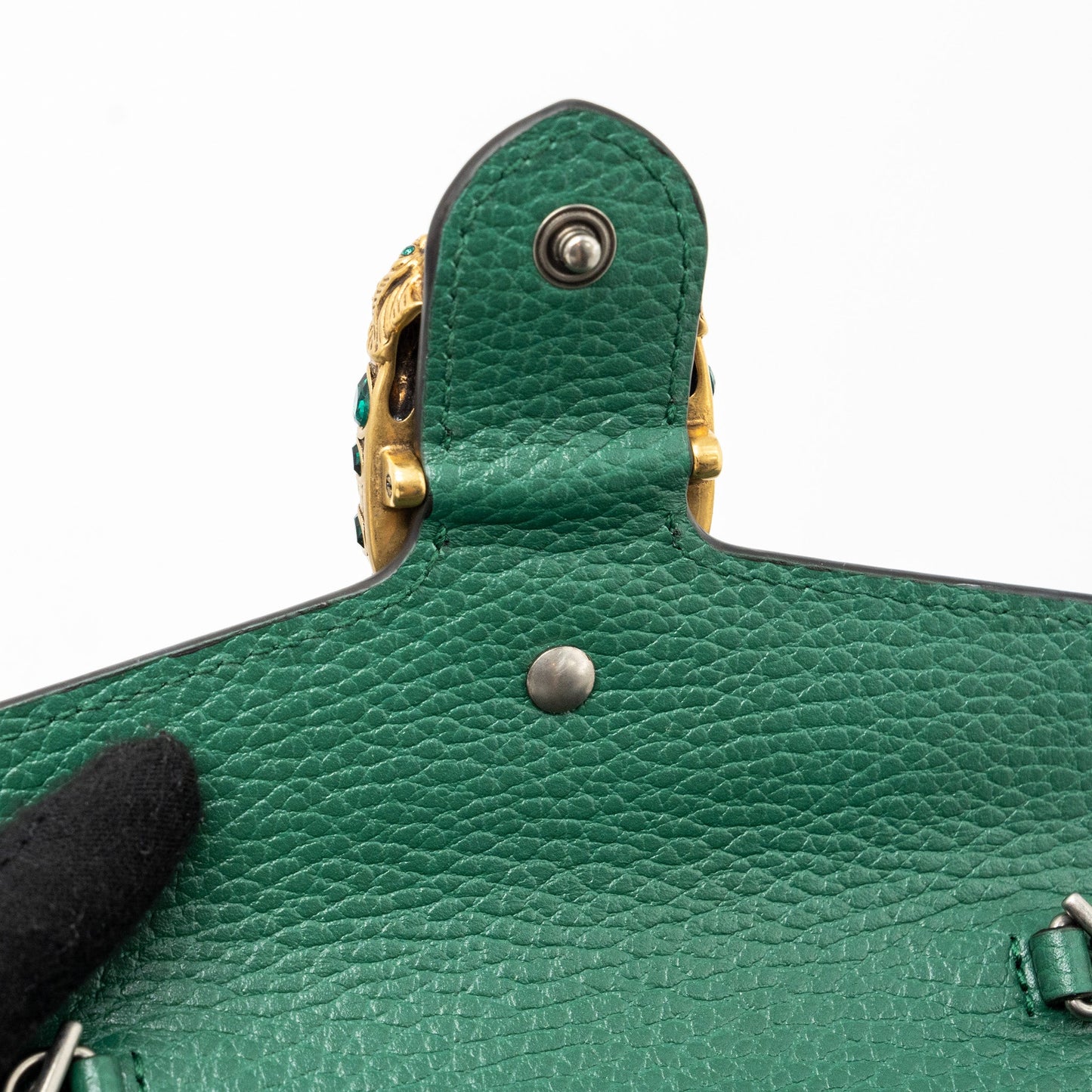 Gucci Dionysus Super Mini Leather Green