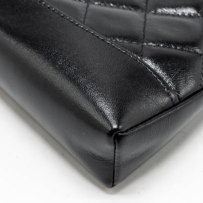 CHANEL 24S Mini 31 Clutch with Chain Shiny Lambskin Black L (microchip)