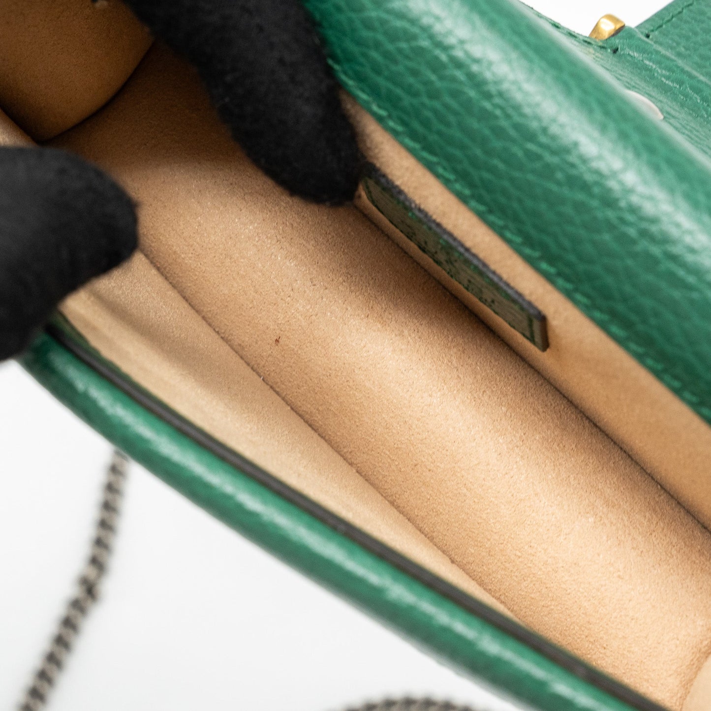 Gucci Dionysus Super Mini Leather Green