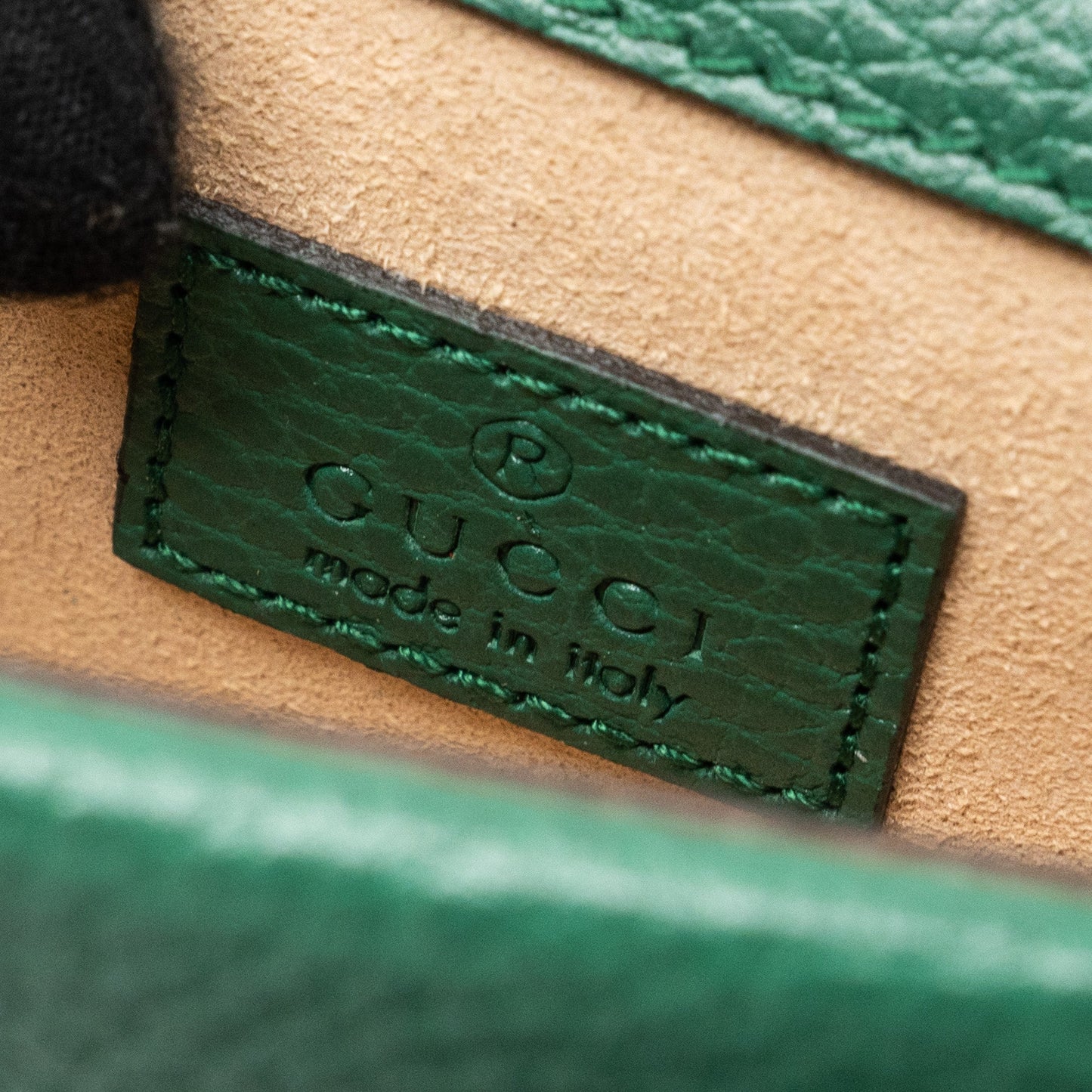 Gucci Dionysus Super Mini Leather Green