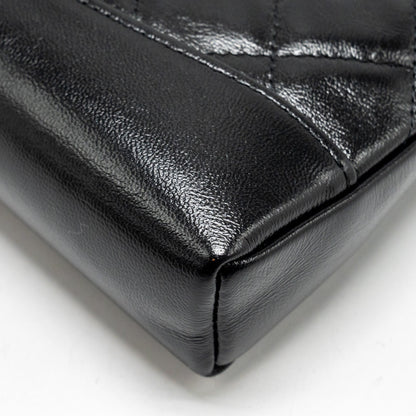 CHANEL 24S Mini 31 Clutch with Chain Shiny Lambskin Black L (microchip)