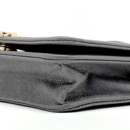 Chanel Boy Wallet on Chain caviar grey L
