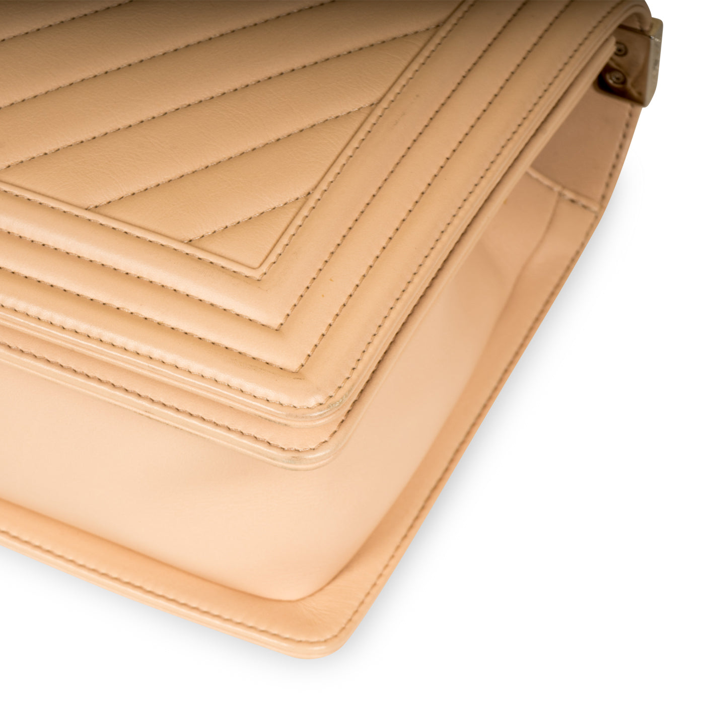 Chanel Large Boy Bag - Chevron Lambskin