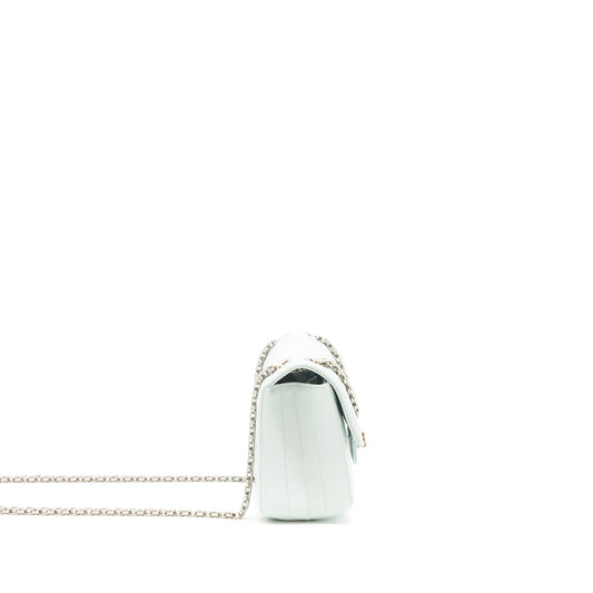 Chanel chevron mini 2.55 Reissue flap Bag Calfskin light blue