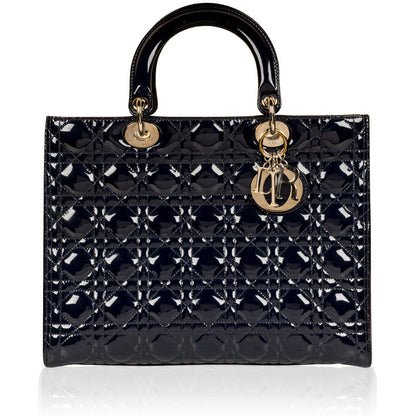 Christian Dior Lady Dior - Large - Patent