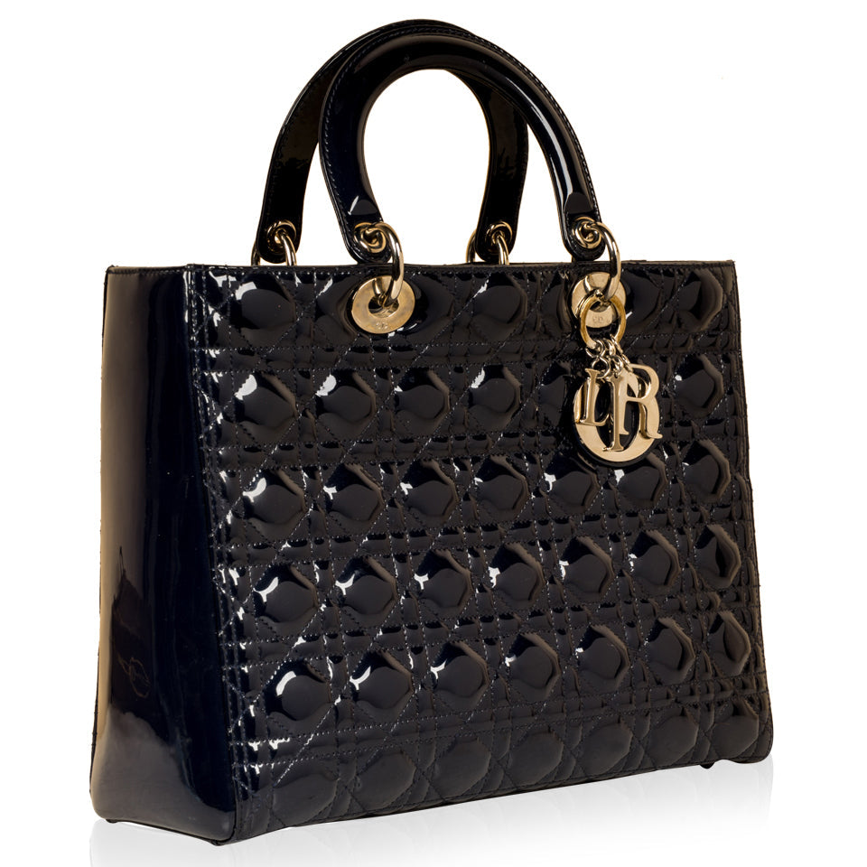 Christian Dior Lady Dior - Large - Patent