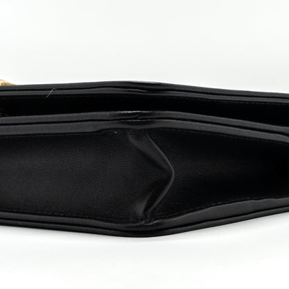 Chanel Boy Wallet On Chain Lambskin Black (Microchip)