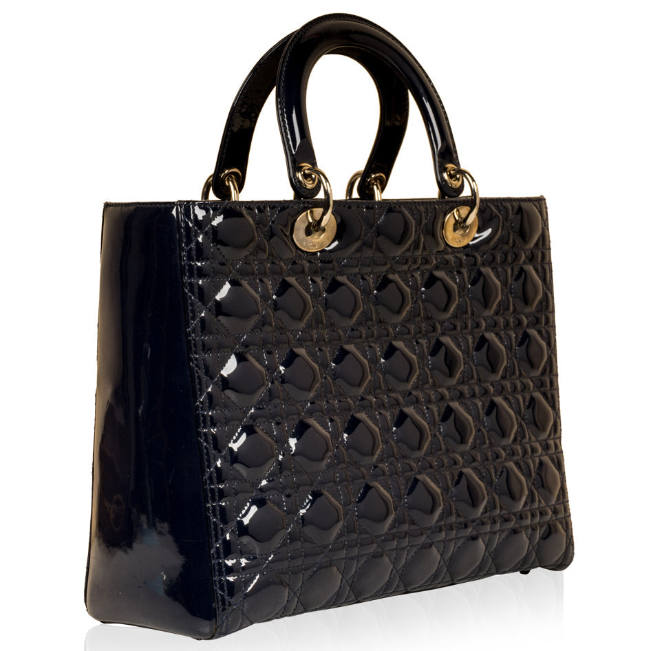 Christian Dior Lady Dior - Large - Patent