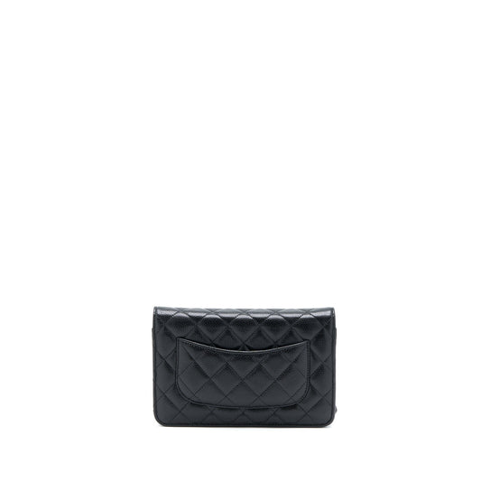 Chanel Classic Wallet On Chain Caviar Black
