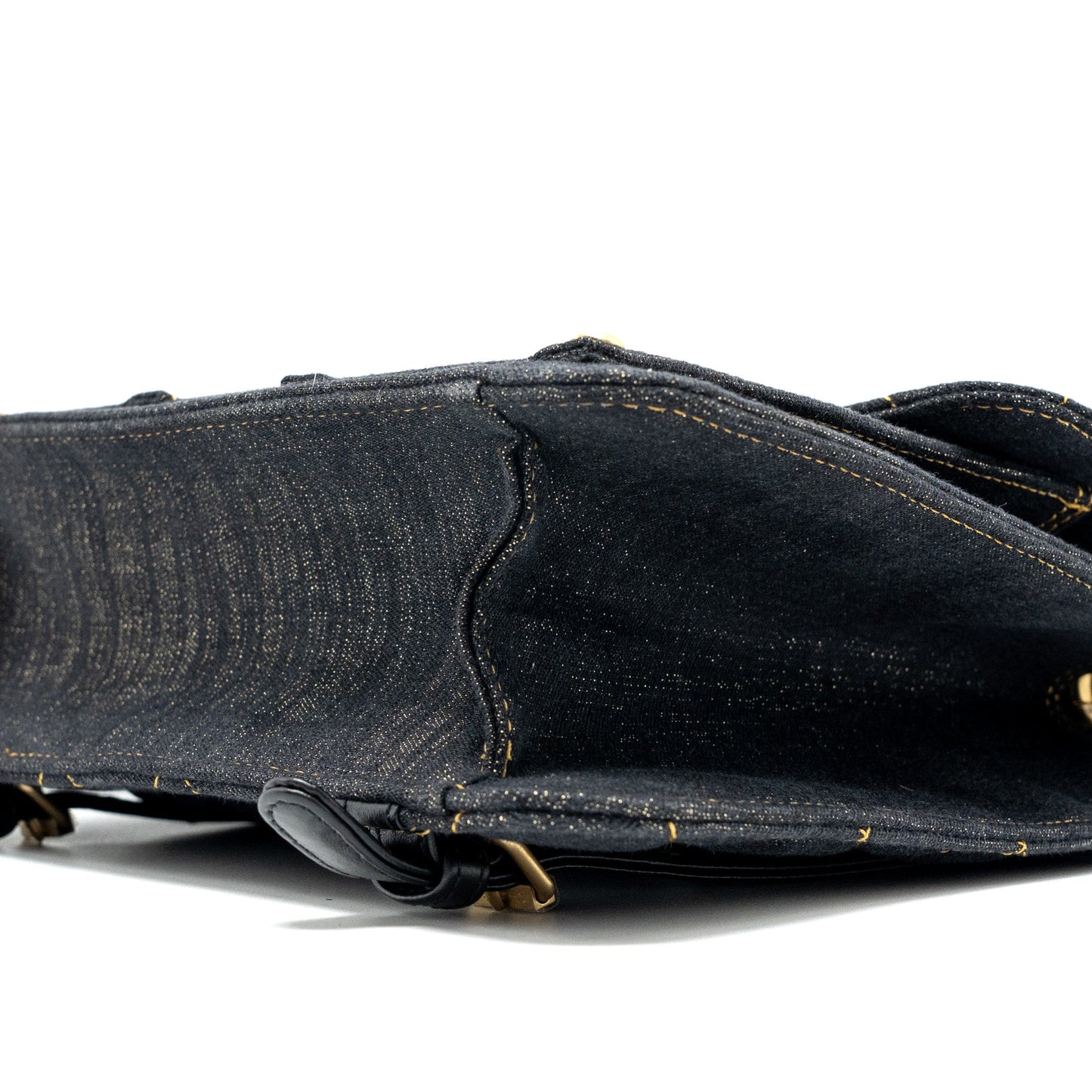 Chanel 23S Flap Backpack Denim Dark Blue Brushed  (Microchip)
