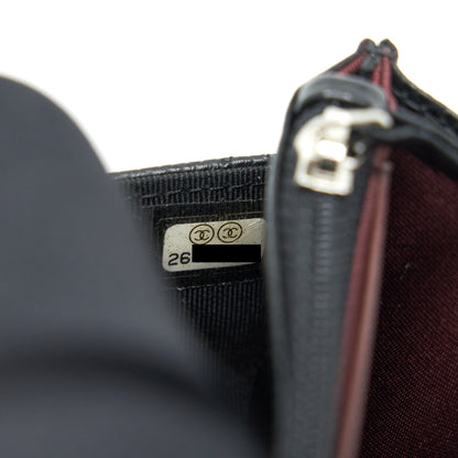 Chanel Caviar Classic Wallet on Chain black Caviar
