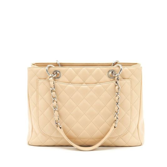 Chanel Grand Shopping Tote Bag Caviar Beige
