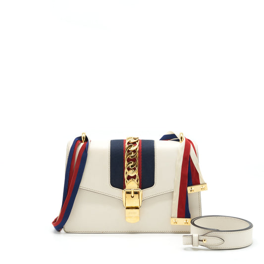 Gucci Small Sylvie Bag White