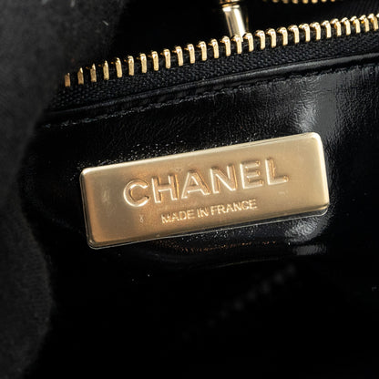Chanel 24c Mini 31 Bag Shiny Calfskin Black L(Microchip)