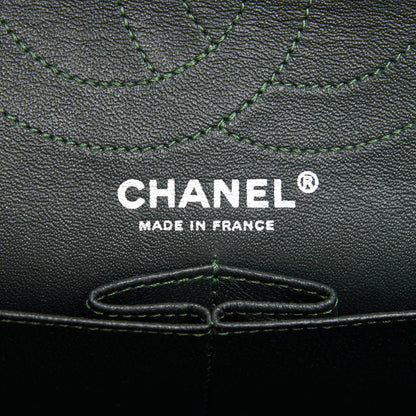 Chanel reissue 2.55 226 Flap Bag fabric Dark green