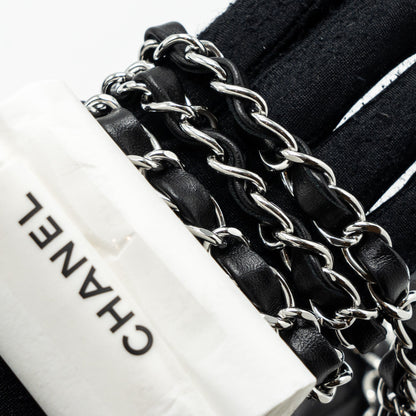 Chanel mini rectangular flap bag lambskin black  (MICrochip)