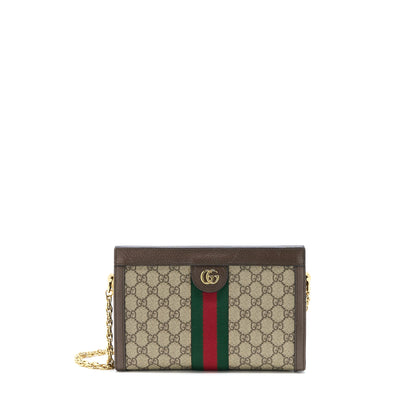 Gucci Ophidia Small Shoulder Bag GG Supreme Canvas/Leather
