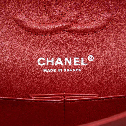Chanel Medium Classic Double Flap Caviar Red
