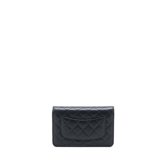 Chanel Classic Wallet On Chain Caviar Black  (Microchip)