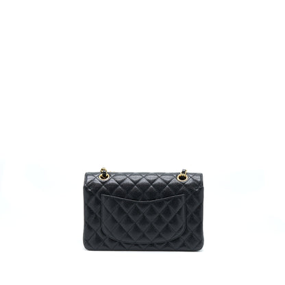 Chanel Small Classic Flap Bag Caviar Black