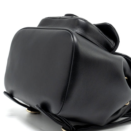 Chanel mini Duma backpack Lambskin black L (microchip)