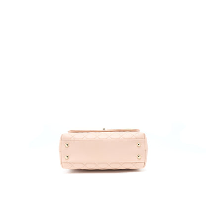 Chanel 21A Small Coco Handle Caviar ND022 Rose Clair / Light Pink L