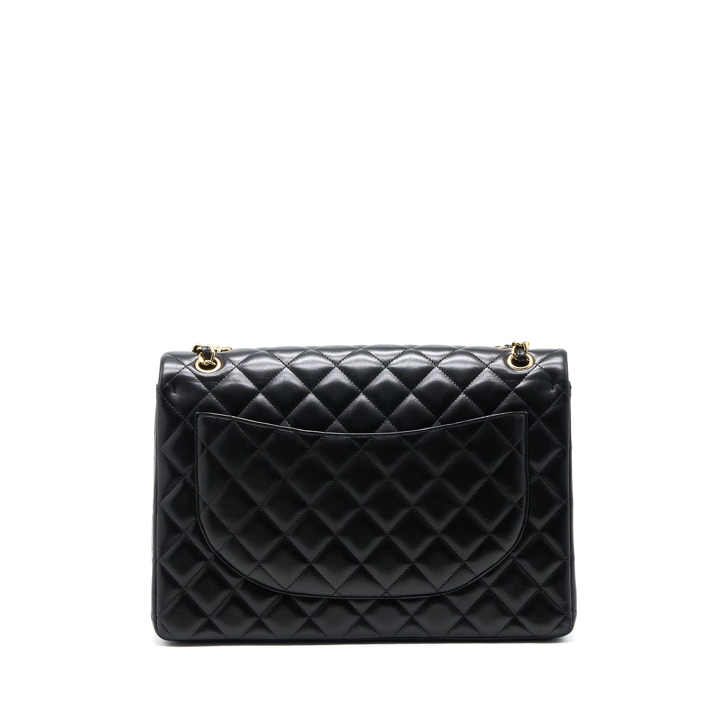 Chanel Maxi Classic Double Flap Bag Lambskin Black