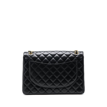 Chanel Maxi Classic Double Flap Bag Lambskin Black
