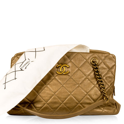 Chanel Metallic Gold Shoulder Bag
