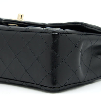 Chanel Mini Rectangular Flap Bag Lambskin L