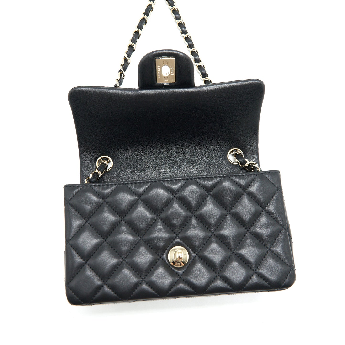 Chanel Mini Rectangular Flap Bag Lambskin L