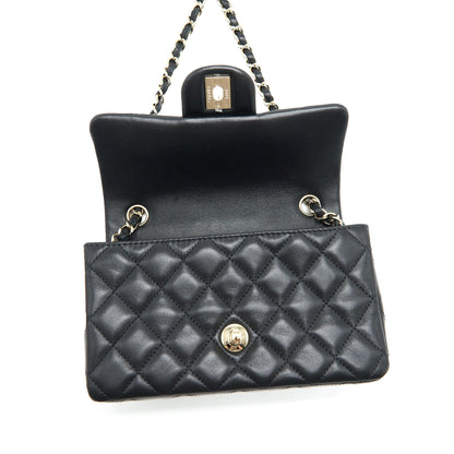Chanel Mini Rectangular Flap Bag Lambskin L