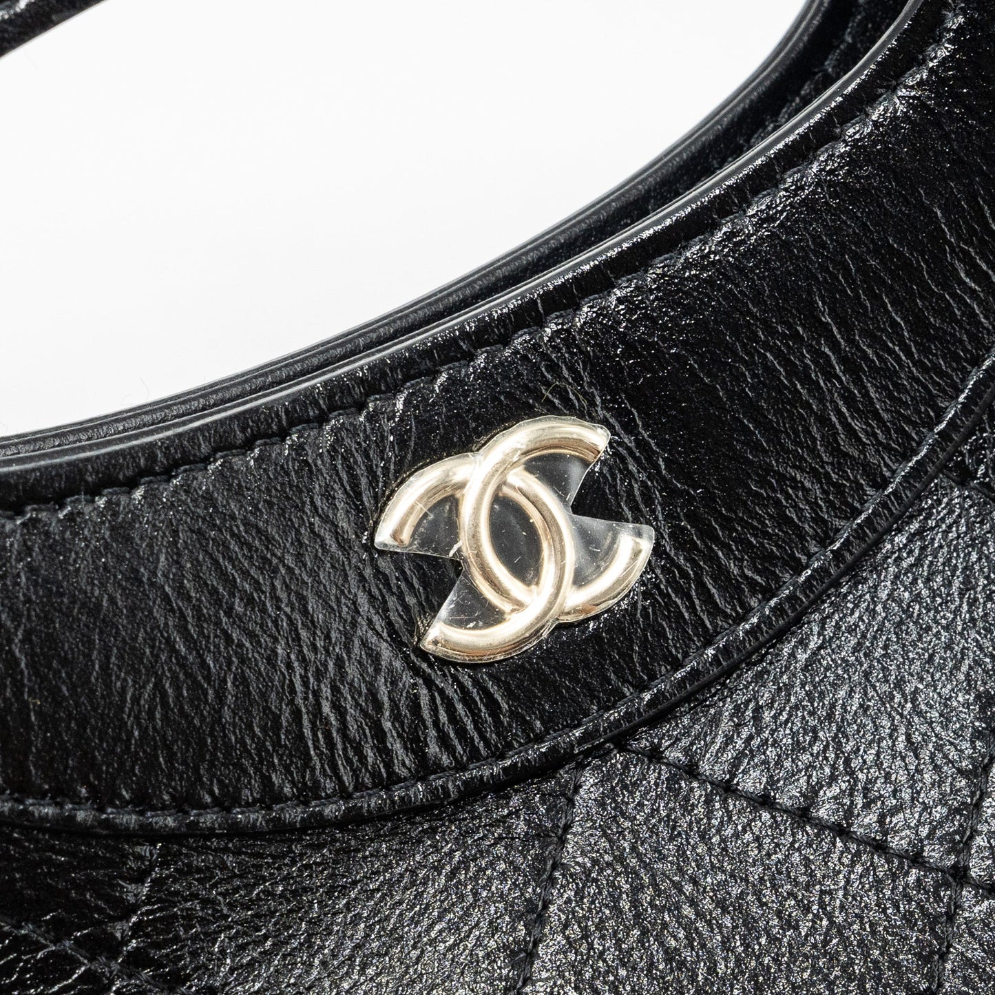 Chanel 24c mini 31 clutch with chain shiny calfskin black L (microchip)