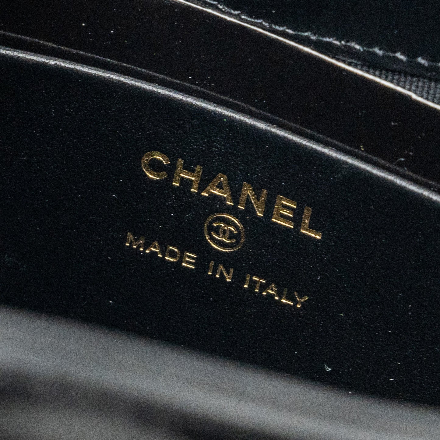 Chanel 24c mini 31 clutch with chain shiny calfskin black L (microchip)
